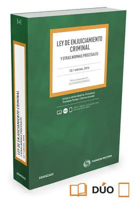 Ley de Enjuiciamiento Criminal y Otras Normas Procesales 2016