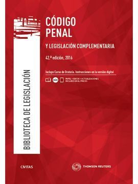 CÓDIGO PENAL Y LEGISLACIÓN COMPLEMENTARIA 2016