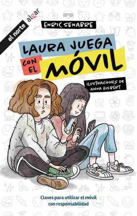 Laura Juega con el Movil
