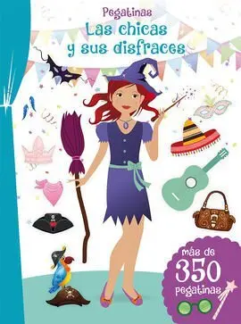 Pegatinas. Las Chicas y Sus Disfraces