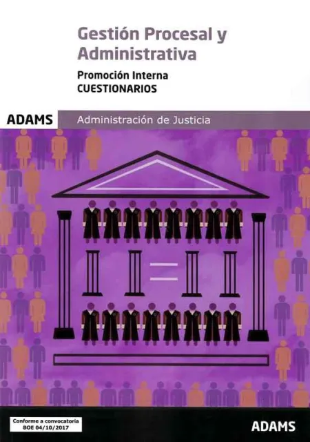 Cuestionario Gestión Procesal y Administrativa, Promoción Interna