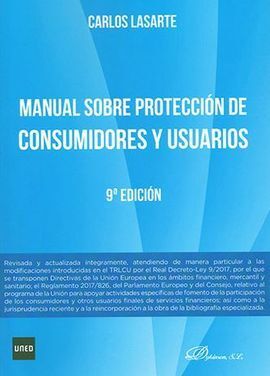 MANUAL SOBRE PROTECCIÓN DE CONSUMIDORES Y USUARIOS