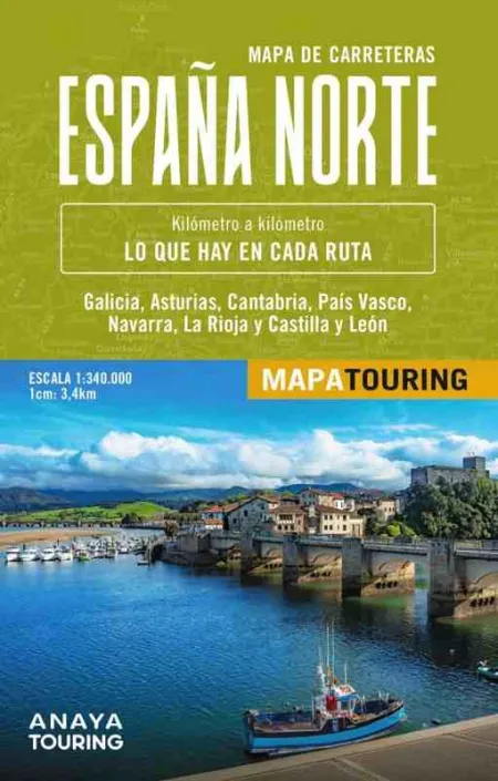 Mapa de Carreteras de España Norte 1:340. 000 - (Desplegable)