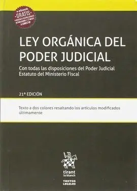 Ley Orgánica del Poder Judicial con Todas las Disposiciones del Poder Judicial e