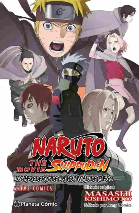 Naruto Shippuden Anime Comic los Herederos de la Voluntad de Fuego