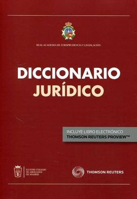 DICCIONARIO JURÍDICO DE LA REAL ACADEMIA DE JURISPRUDENCIA Y LEGISLACIÓN