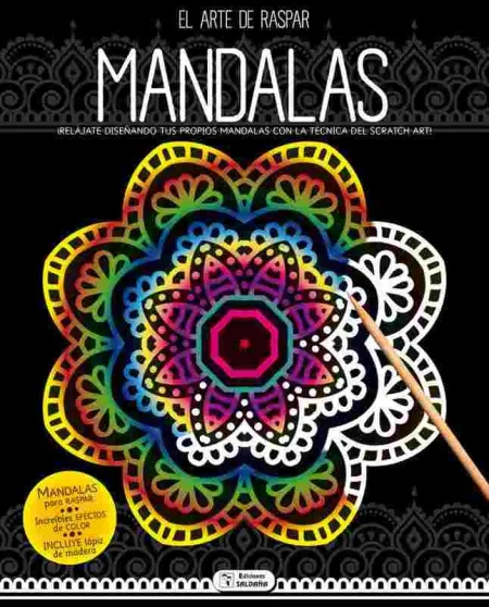 Iniciate en el Arte de Raspar Mandalas 1
