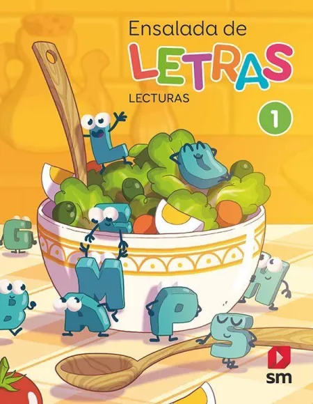 Lecturas: Ensalada de Letras. 1 Primaria. Más Savia