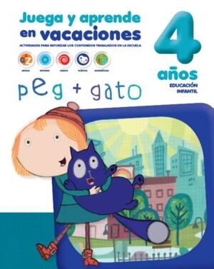 CUADERNOS DE VACACIONES 4 AÑOS PEG+GATO