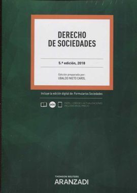 DERECHO DE SOCIEDADES 2018 (DÚO)