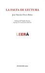 FALTA DE LECTURA,LA