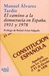 EL CAMINO A LA DEMOCRACIA EN ESPAÑA. 1931 Y 1978.