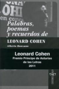 PALABRAS, POEMAS Y RECUERDOS DE LEONARD COHEN