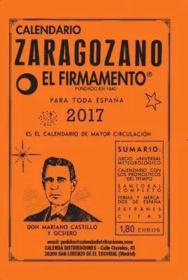 Calendario Zaragozano 2017