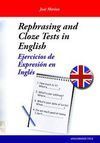 REPHRASING AND CLOZE TESTS IN ENGLISH