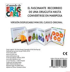 La Pequeña Oruga Glotona Desplegable Mini