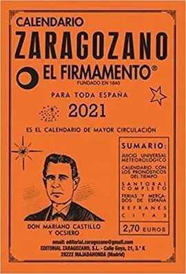 Calendario Zaragozano 2021
