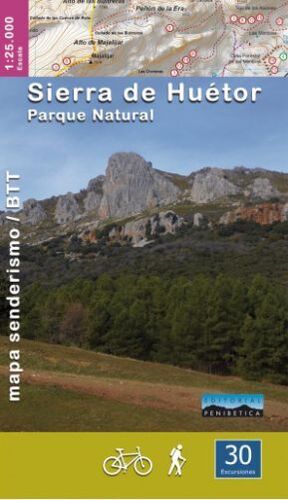 SIERRA DE HUETOR PARQUE NATURAL ESCALA 1:25000