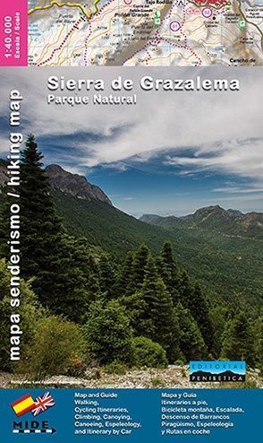MAPA SIERRA DE GRAZALEMA ESP/ING 1:40000