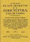 Libro de los Secretos de la Agricultura, Casa de Campo y Pastoril