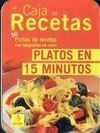 CAJA. PLATOS EN 15 MINUTOS