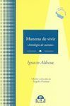 MANERAS DE VIVIR