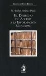 EL DERECHO DE ACCESO A LA INFORMACIÓN MUNICIPAL