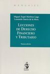 LECCIONES DE DERECHO FINANCIERO Y TRIBUTARIO