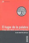 EL LUGAR DE LA PALABRA