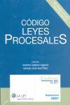 CÓDIGO LEYES PROCESALES 2007