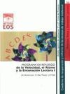 PROGRAMA DE REFUERZO DE LA VELOCIDAD, EL RITMO Y LA ENTONACIÓN LECTORA TOMO 1