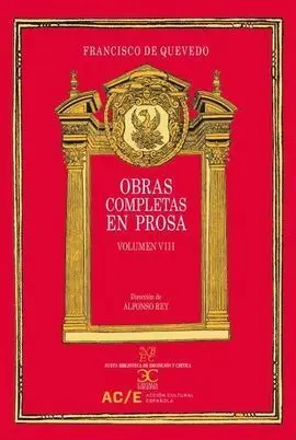 Obras Completas en Prosa. Vol. Viii