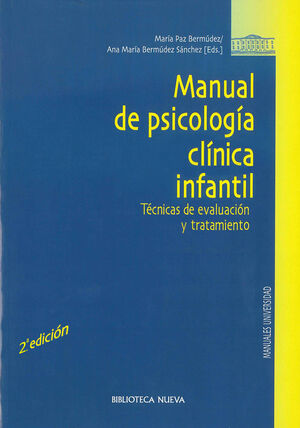 MANUAL DE PSICOLOGÍA CLÍNICA INFANTIL