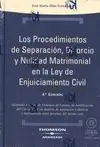 Los Procedimientos de Separación, Divorcio y Nulidad Matrimonial en la Ley de...
