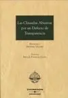 Las Claúsulas Abusivas por un Defecto de Transparencia