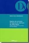 REGISTRO DE CONTRATOS DE SEGUROS DE COBERTURA DE FALLECIMIENTO