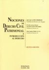 NOCIONES DE DERECHO CIVIL PATRIMONIAL E INTRODUCCIÓN AL DERECHO