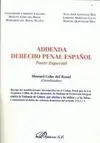 Addenda Derecho Penal Español