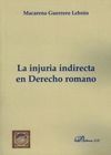 LA INJURIA INDIRECTA EN DERECHO ROMANO