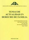 TEMAS DE ACTUALIDAD EN DERECHO DE FAMILIA