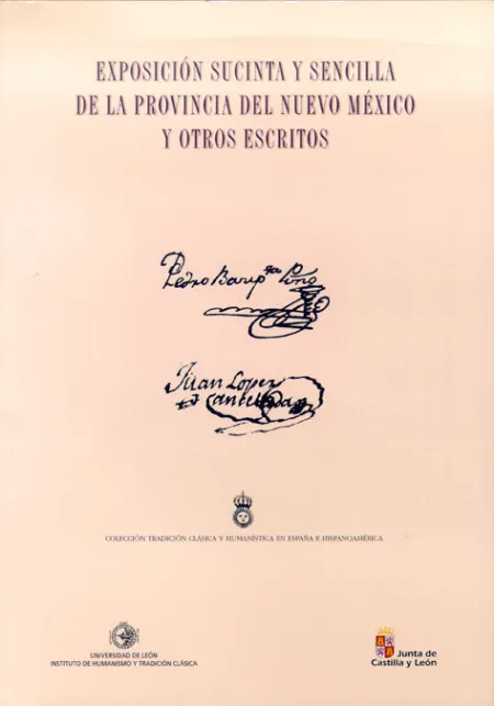 Exposición Sucinta y Sencilla de la Provincia del Nuevo México