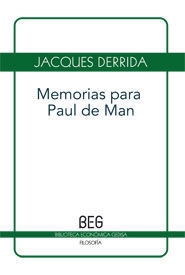 MEMORIAS PARA PAUL DE MAN