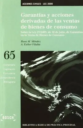 Garantías y Acciones Derivadas de las Ventas de Bienes de Consumo + Disquette