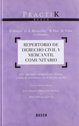 Repertorio de Derecho Civil y Mercantil Comunitario