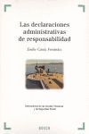 LAS DECLARACIONES ADMINISTRATIVAS DE RESPONSABILIDAD