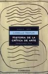 HISTORIA DE LA CRÍTICA DEL ARTE