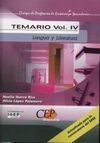 CUERPO DE PROFESORES DE ENSEÑANZA SECUNDARIA. LENGUA Y LITERATURA IV VOLUMEN