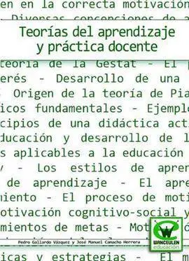 Teorías del Aprendizaje y Práctica Docente