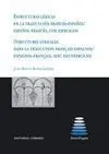 Estructuras Léxicas en la Traducción Francés-Español / Español-Francés, con Ejercicios