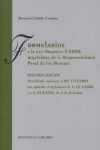 FORMULARIOS A LA LEY ORGÁNICA 5/2000, REGULADORA DE LA RESPONSABILIDAD PENAL DE LOS MENORES